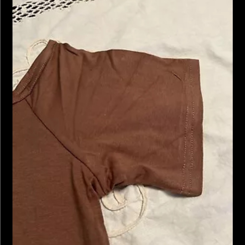 HUGE BUNDLE SALE! SEXY VIBES GUIPURE LACE STRAP ASYMMETRICAL NECK TOP XL NWT - Picture 7 of 9